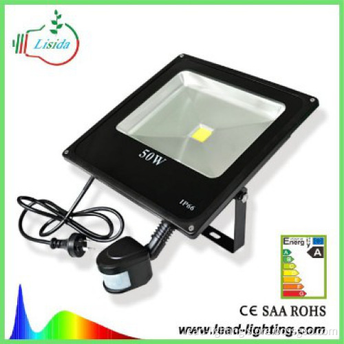 Led flood light with pir, Integrated flood light with thin appearance
